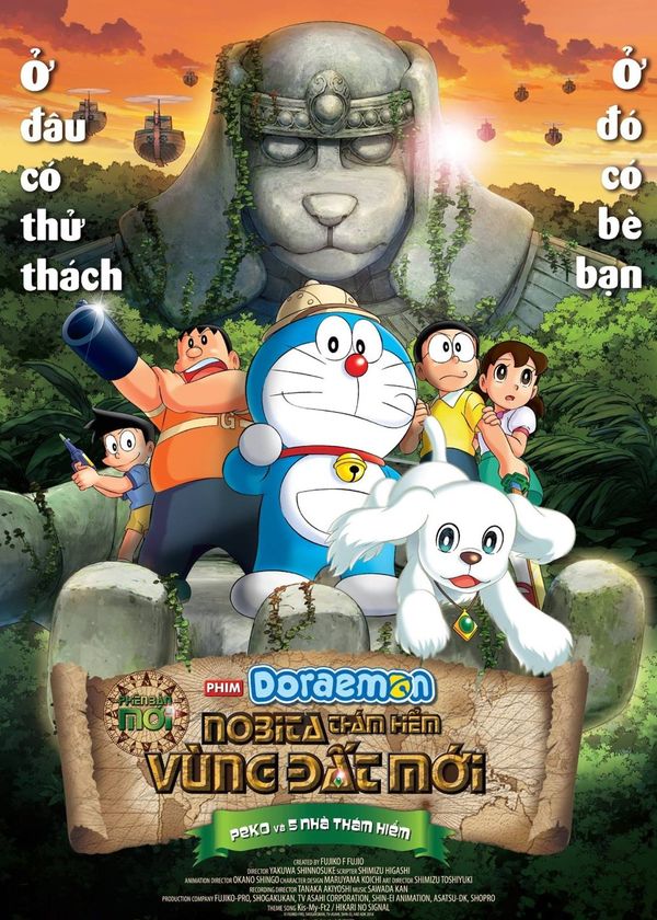 Doraemon: Nobita Thám Hiểm Vùng Đất Mới – Peko và 5 Nhà Thám Hiểm