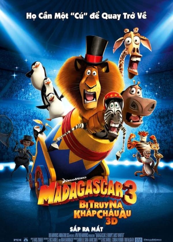 Madagascar 3: Thần Tượng Châu Âu